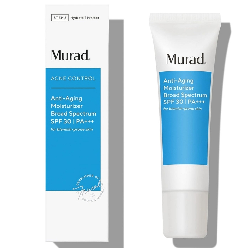 New MURAD Anti-Aging Moisturizer SPF30 {EXP 07/2027} Anti-acne/blemish Sunscreen